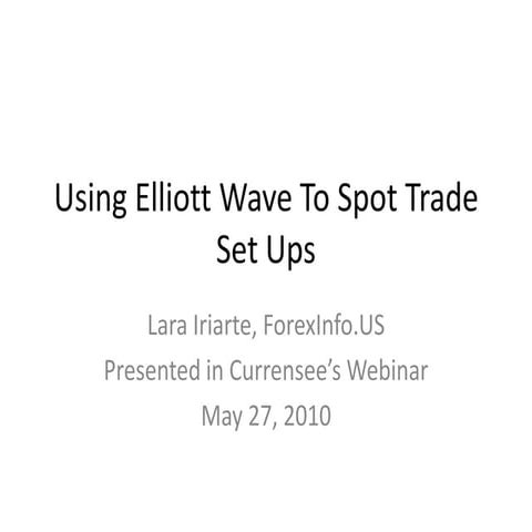 Elliott Wave Setups for Forex Trading