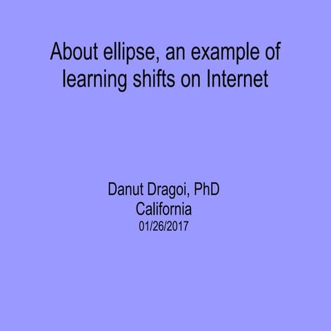 Ellipse as an-example-learning-shifts-on-internet