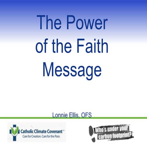 Lonnie Ellis - Faith-based Advocacy