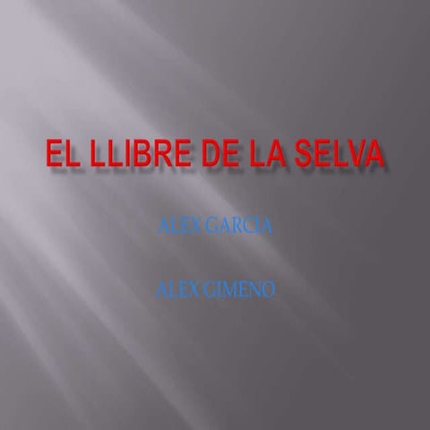 El llibre de la selva (1)