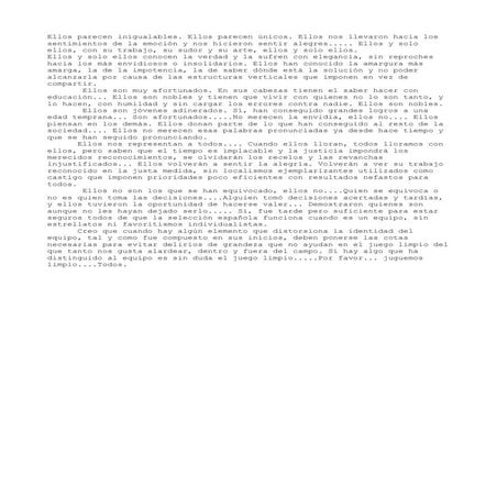 Ellos......La selección