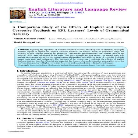 A Comparison Study of the Effects of Implicit and Explicit Corrective ...