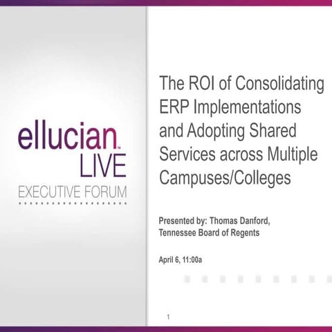 Ellucian Live ES 2013