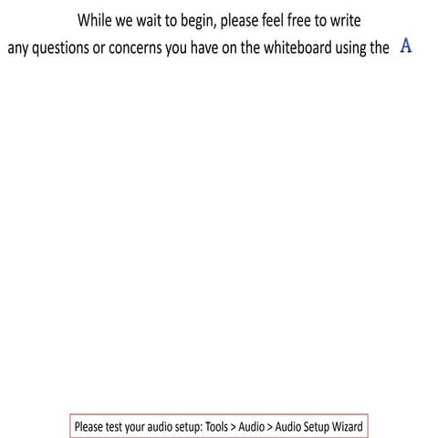 NC State University - Elluminate Town Hall