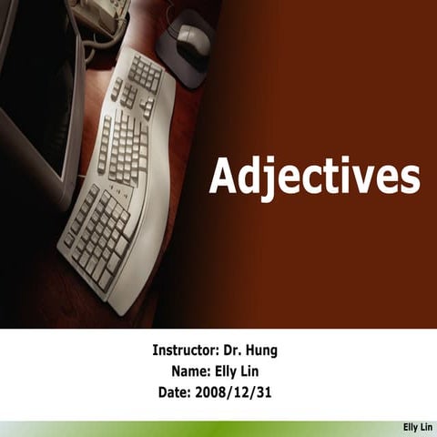 Ellys Grammar Lesson Plan