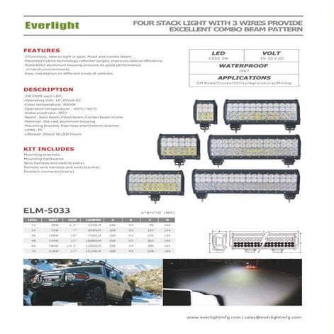Everlight LED Driving Light | PDF