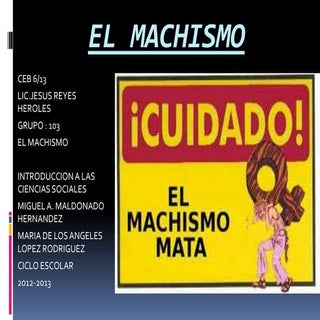 El machismo
