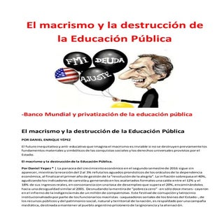 El macrismo y la destrucción de la ...