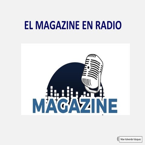 El magazine en radio | PDF