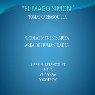 FOTO CUENTO "SIMÓN EL MAGO"