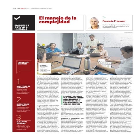 El manejo de la complejidad