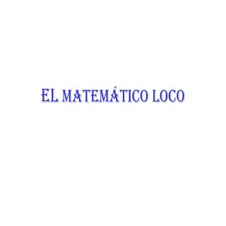 El matemático loco