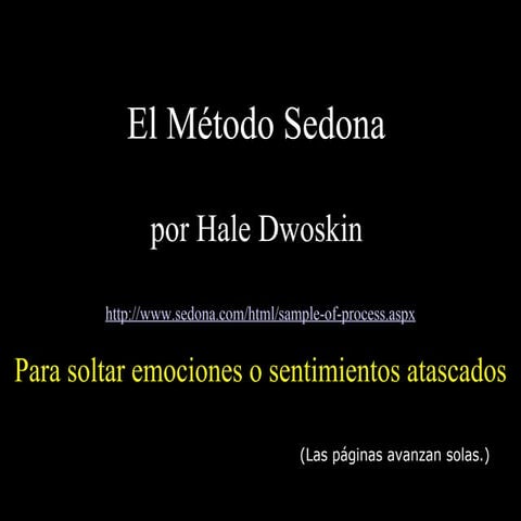 El m%c3%a9todo sedona | PPS