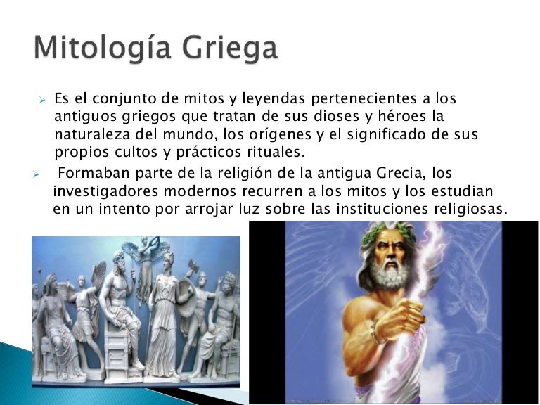 Mitología Griega y Literatura Griega