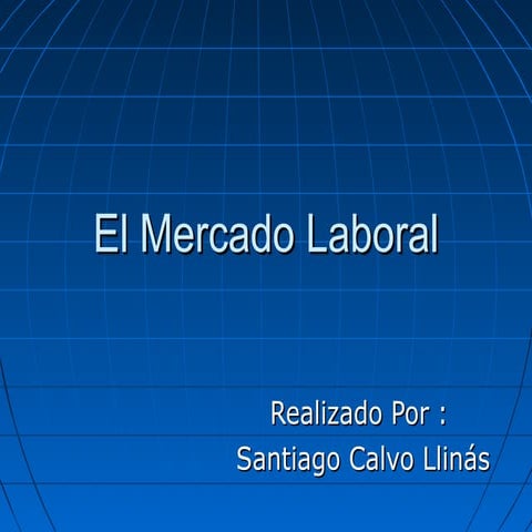 El mercado laboral