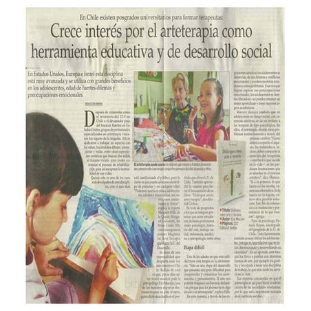 Eva Marxen en El Mercurio de chile