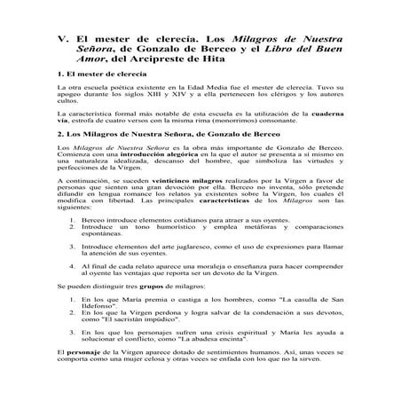 El mester de clerecía