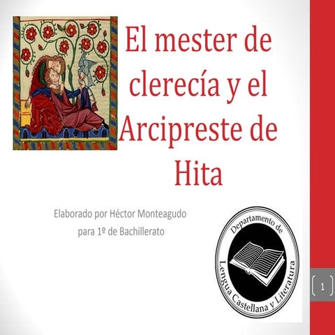 El mester de clerecía y el arcipreste de hita