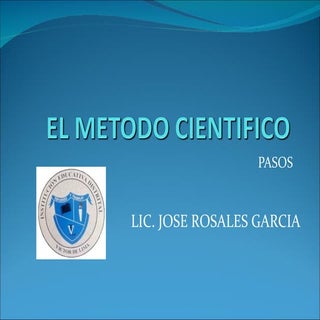 El metodo cientifico