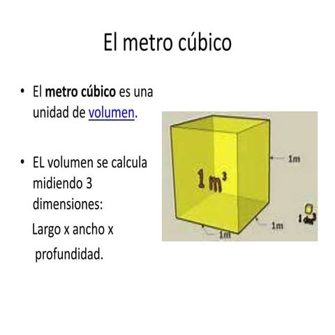 Cuanto Mide Un Metro Cubico: Que Es Un Metro Cubico – ATCYE