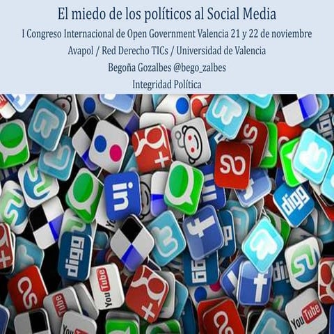 El miedo de los políticos al Social Media by Begoña Coach Político