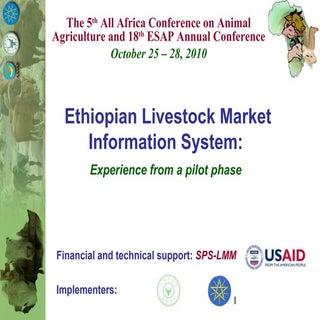 Ethiopian Livestock Market Informat...