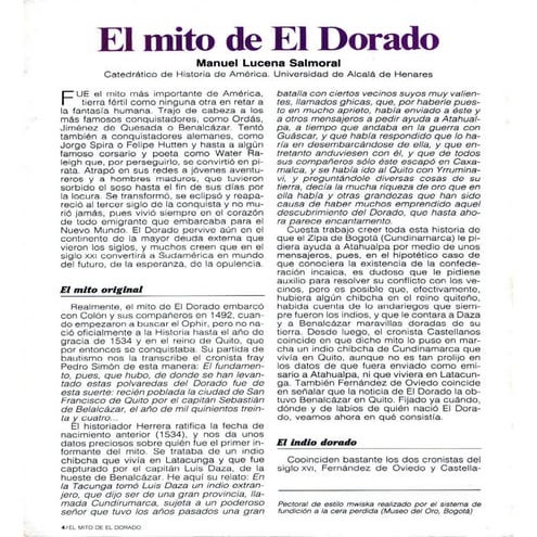 El mito de el Dorado - lectura octavo-noviembre