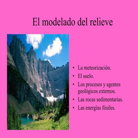 El Modelado Del Relieve