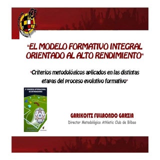 El modelo formativo integral orient...