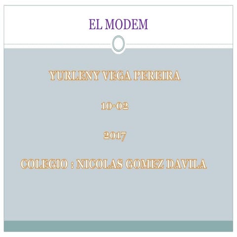 El modem