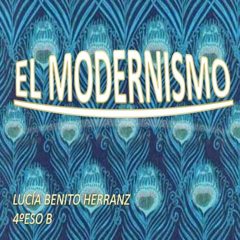 El modernismo