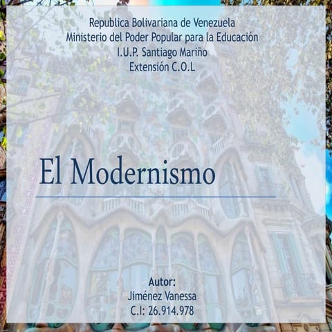 El modernismo vsjg