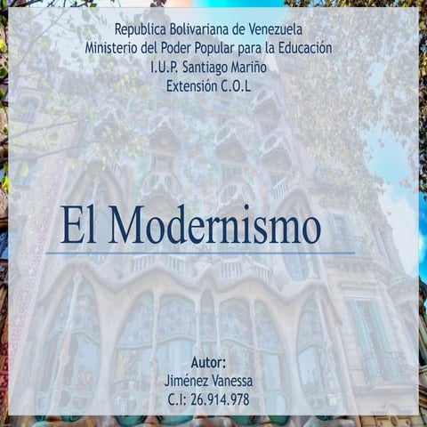 El modernismo vsjg