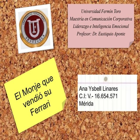El monje que vendió su ferrari | PPTX | Business and Finance
