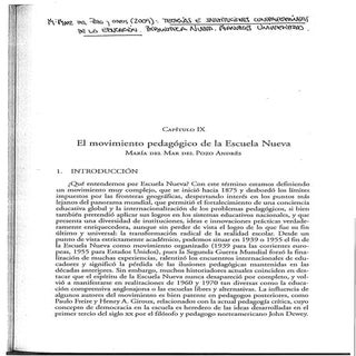 ssEl movimiento pedagógico de la es...