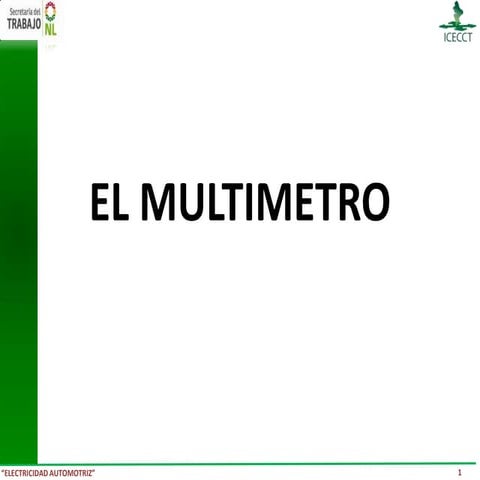 El multimetro