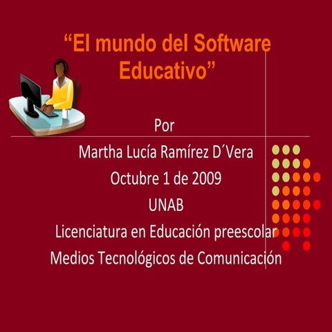El Mundo Del Software Educativo. ConóCelo