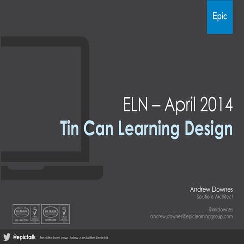Tin Can Learning Design – Andrew Downes