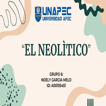 El neolitico 1