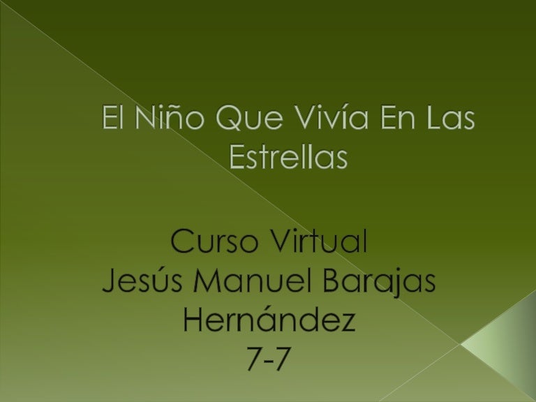 El niño que vivía en las estrellas