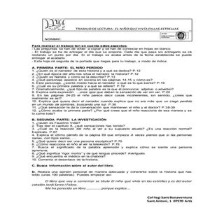 El niño que vivía en las estrellas