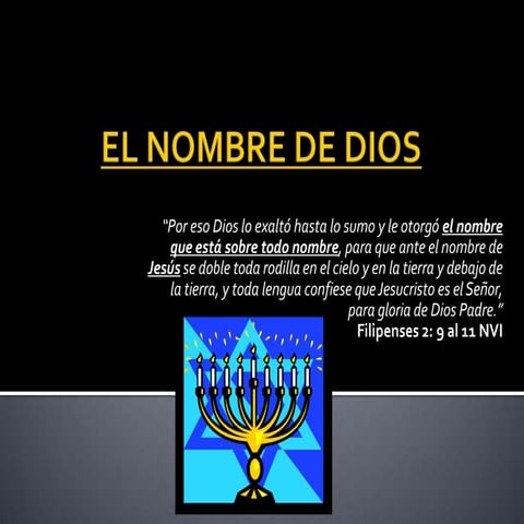 El nombre de dios