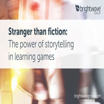Stranger than fiction: The power of storytelling in games