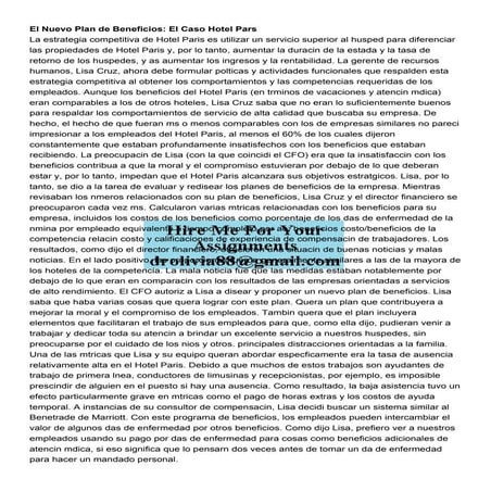 El Nuevo Plan de Beneficios El Caso Hotel Pars  La estrate.pdf