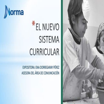 El nuevo sistema curricular general 2014