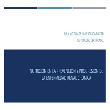 El nutriólogo progresión erc