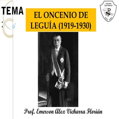 El Oncenio de Leguia