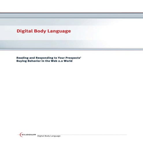 Eloqua Digital Body Language