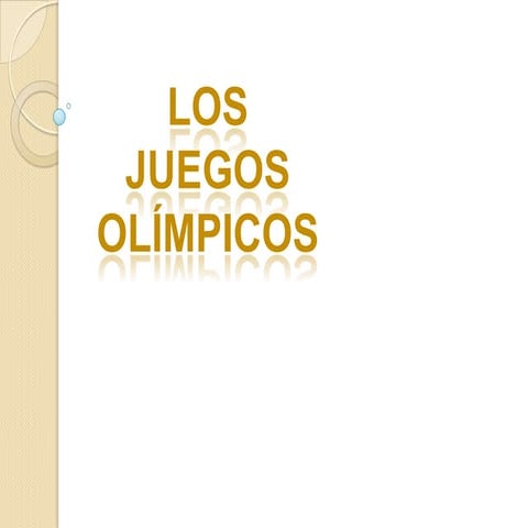 El origen de los juegos olímpicos