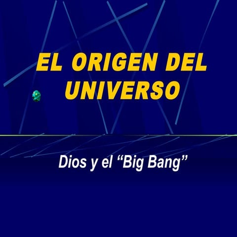 El origen del universo